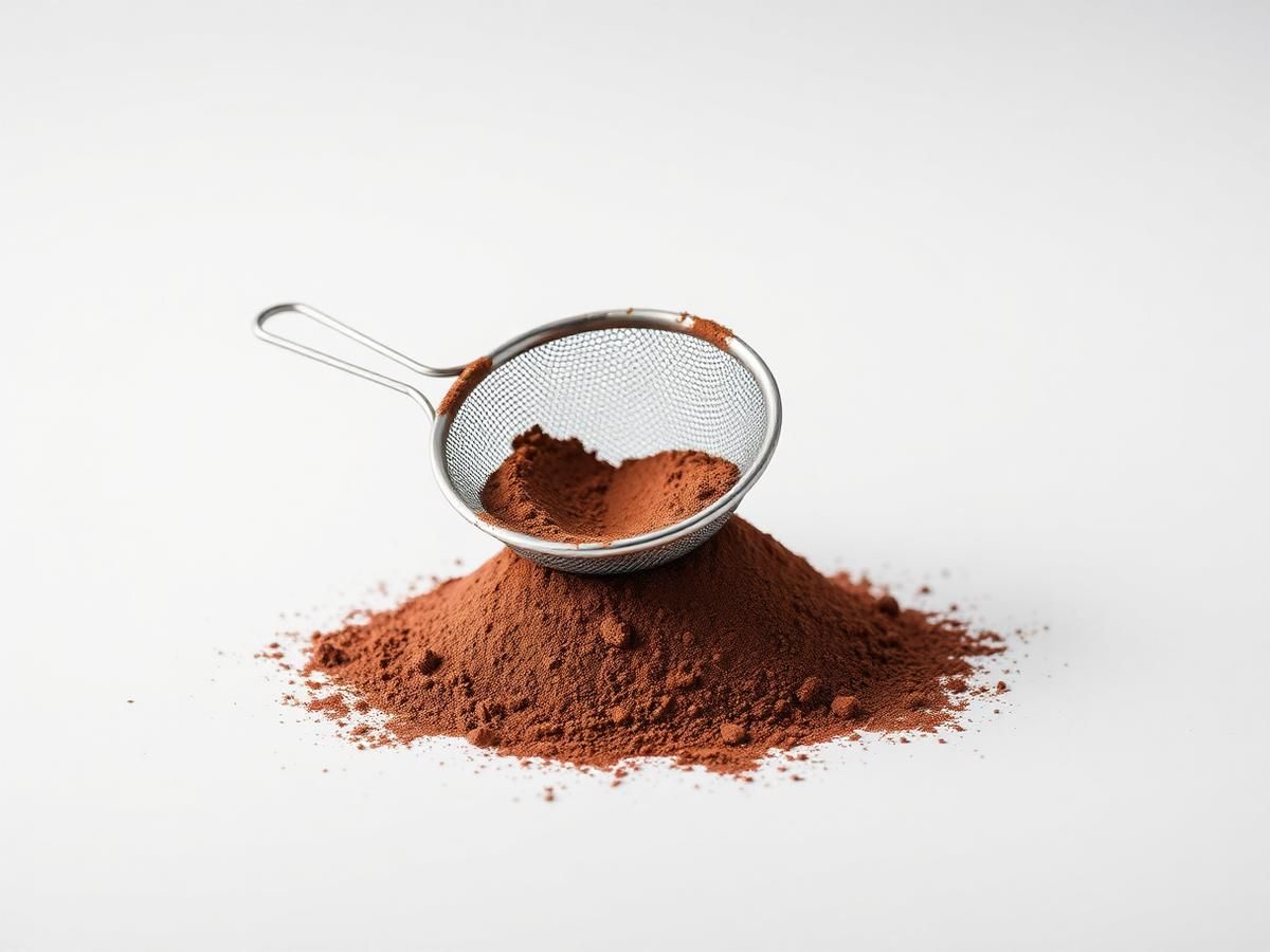 Polvo de cacao — fotografía de referencia, reemplazable por imagen oficial de Global Cocoa